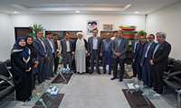 دیدار رئیس دانشگاه علوم پزشکی هرمزگان با نماینده ولی‌فقیه در استان به مناسبت هفته سلامت